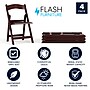 Flash Furniture HERCULES™ Vinyl Armless Folding Chair, Red Mahogany, 4/Pack~#|#~5F3D492D-D27A-4133-AAF302DCF1A29585_sc7
