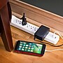 CyberPower Home Office 7-Outlet 2-USB Port Surge Protector, 4', 2000 Joules, White (P704URC1)~#|#~5F4108AD-5FD3-4A99-9E63AD58054D722E_sc7