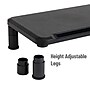Mind Reader Adjustable Monitor Stands, Up to 19" Monitors, Black, 2/Pack (2SMPLMON-BLK)~#|#~5F42CF94-DED6-4355-A4212BCAB5DF745F_sc7