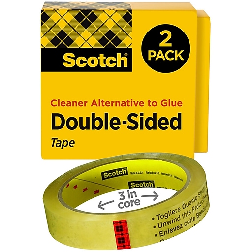 3M Scotch Removable Double Sided Tape, 0.75 x 200