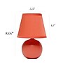 Simple Designs 8.66" LED Table Lamp, Orange (LT2008-ORG-LB)~#|#~5F4AE1C3-6481-4918-A0F7EBEC9C186B06_sc7