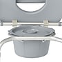 Medline Guardian Shower Commode, Fixed Arms, Back Rest, Aluminum Frame, 300 lb. Capacity (G1-502PWX1)~#|#~5F5128E4-D8C4-4C50-9BEAE34B0D30C88E_sc7