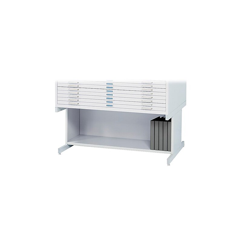 Safco® High Base For 4996 and 4986 Flat File, White image 1