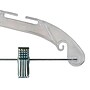 Nahanco 17" Plastic Heavy Weight Suit Hanger, Clear, 100/Box (500RC)~#|#~5F5B6140-19DA-448F-A1E9E092316108A8_sc7