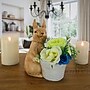 National Tree Company 11" Ceramic Bunny with White Basket (HH75-C720335-1)~#|#~5F6AA2B4-8B57-4643-8C319C9DE7EE1C1A_sc7