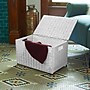 Household Essentials 48 Quart Sturge Chest, Wicker, Arctic White (ML-7150)~#|#~5F6F2794-5EF1-426F-AD23EB3B0135E245_sc7