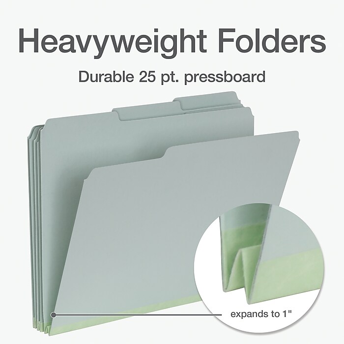 Pendaflex Recycled File Folder, 1-Tab, Assorted, Letter Size