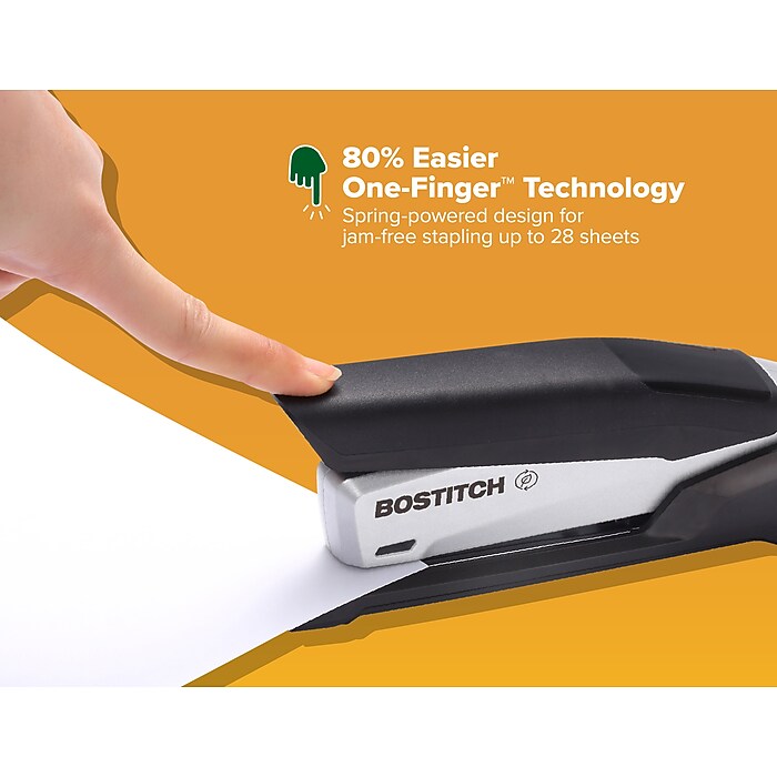 Bostitch InPower+28 Reduced-Effort Desktop Stapler, 28-Sheet