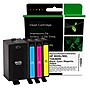 Clover Remanufactured High Yield Black, Standard Yield Cyan, Magenta, Yellow Inkjets for HP 902XL/902 (T0A39AN) 4-Pack~#|#~5F7B31D8-AEEE-4A67-BC8D49C7078251DE_sc7