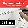 Staples Remarx Dry Erase Marker, Ultra Fine Tip, Black, 36/Pack (ST62956)~#|#~5F7F3A81-4AFE-48FF-B9ACCF2A16FD7D9D_sc7