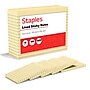 Staples Recycled Notes, 4" x 6", Sunshine Collection, Lined, 100 Sheet/Pad, 12 Pads/Pack (S-46YR12)~#|#~5F836F61-7C82-4EA4-B0C3BA0A8DFCC853_sc7