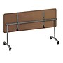 Correll 60"W x 24"D Adjustable Foldable Rectangular Training Room Table, Laminate, With Wheels, Black Granite~#|#~5F893E68-B6BE-4A64-AFBF5DF3F4368794_sc7