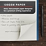 Staples Pro120 Elite™ Flexible Cover Journal, 8" x 10", Narrow Ruled, Navy Blue, 162 Pages (ST63374)~#|#~5F8EE5FE-EEE4-4A8E-B8FBBC60E73596B6_sc7