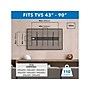 Mount-It! Tilt Wall TV Mount, 110 lbs. Max. (MI-14004)~#|#~5F98859E-0093-4AF7-975976E280C468EC_sc7