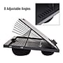 Mind Reader 11" x 14.75" Plastic Lap Desk with Cushion, Black (LTADJUST-BLK) ~#|#~5FA6F6A8-B920-4074-A645A5EF705F4058_sc7