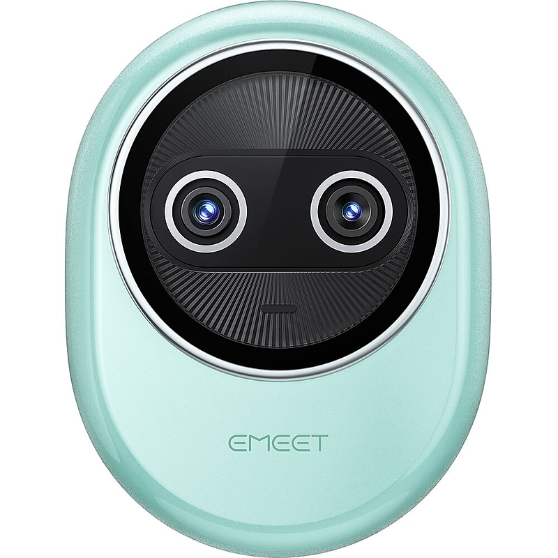 EMEET Piko+ Dual-Lens 4K HD 8MP Webcam, Adjustable Mounted, Green (EMDKGS-LD) image 1