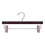Nahanco 14" Wood Skirt/Slack Hanger With Clips, Mahogany, 100/Pack (21314RC)~#|#~5FB1AB59-3CFB-466A-90A596BEFDA50474_sc7