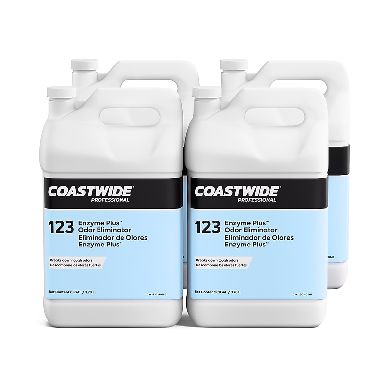 Coastwide Professional™ Odor Eliminator Enzyme Plus Concentrate, 3.78L, 4/Carton image 1