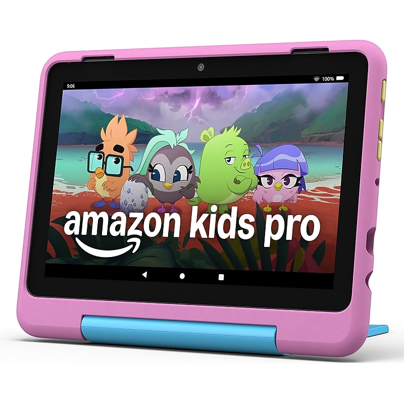 Amazon Fire HD 8" Kids Pro Tablet, Jungle Cat (B0D1DJQCR2) image 1