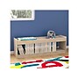 Flash Furniture Bright Beginnings Display Shelf Unit, 16"H x 47.25"W x 13"D, Brown (MK-KE24572-GG)~#|#~5FB77AF2-CB08-468C-A351DC315B0C2596_sc7