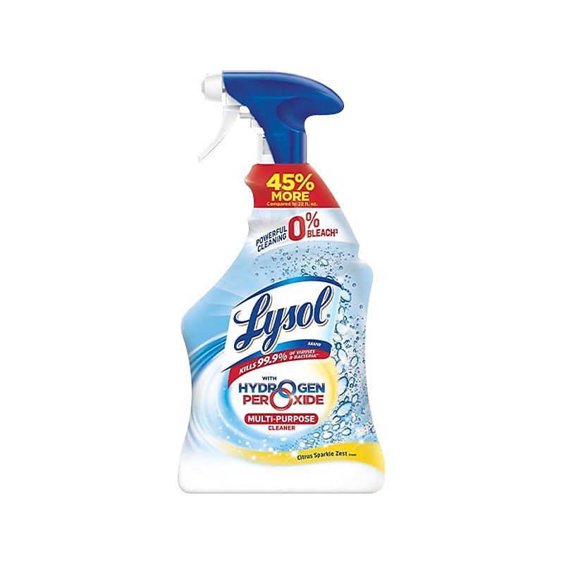 Lysol Disinfecting Multipurpose Cleaner Spray, Citrus Sparkle Scent, 32 Fl Oz. (89289) image 1