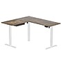Mount-It! Large 63"W Electric Corner Adjustable Standing Desk, Brown/White (MI-15018)~#|#~5FC2645D-47F1-4CDE-8EC22352B321CF13_sc7