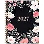 2027 Excello Brands 9" x 11" Weekly & Monthly Standard Planner, Paperboard Cover, Black Floral Pink (FSHN-CY27-8511-06)~#|#~5FC39112-012B-4605-AFD7A0A1577C7E61_sc7