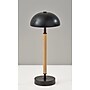 Adesso Ronny LED Cordless Table Lamp, 14.6"H, Black/Natural Wood (3064-12)~#|#~5FC401EF-FA30-447C-A3DD967BB35B01D5_sc7