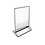 Azar Card Holder, Desktop/Countertop, Top/Side Loading Acrylic, 10/Pack (152792-BLK-10PK)~#|#~5FC5E172-36CC-4CE6-8919C842B79BAD35_sc7