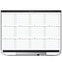 Quartet Prestige 2 Total Erase Surface Magnetic Four Month Calendar Board, 36" x 24" (3' x 2') (4MCP23P2)~#|#~5FC75AB9-7F95-4A8F-A579423F325A1C3E_sc7
