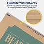 Avery Integrated Cards, 6" x 9", Matte Kraft Brown, 50/Box (95355)~#|#~5FC7C795-5CB2-48DF-A966BFAAAD02304F_sc7