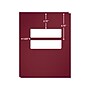 ComplyRight Double-Window Tax Presentation Folder, Burgundy, 50/Pack (FBU11)~#|#~5FD32939-0082-4791-B0312F3D9271E4C3_sc7