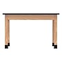 Diversified Woodcrafts School Classroom Rectangular Science Lab Table, 48" x 24", Oak (P7106K30N)~#|#~5FDACAB3-64CE-46A4-AE1092123DFFB339_sc7