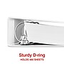 Staples 2" 3-Ring View Binder, D-Ring, White (55411/26444)~#|#~5FDB2CC3-0B55-433E-9A41F2A91165BE97_sc7