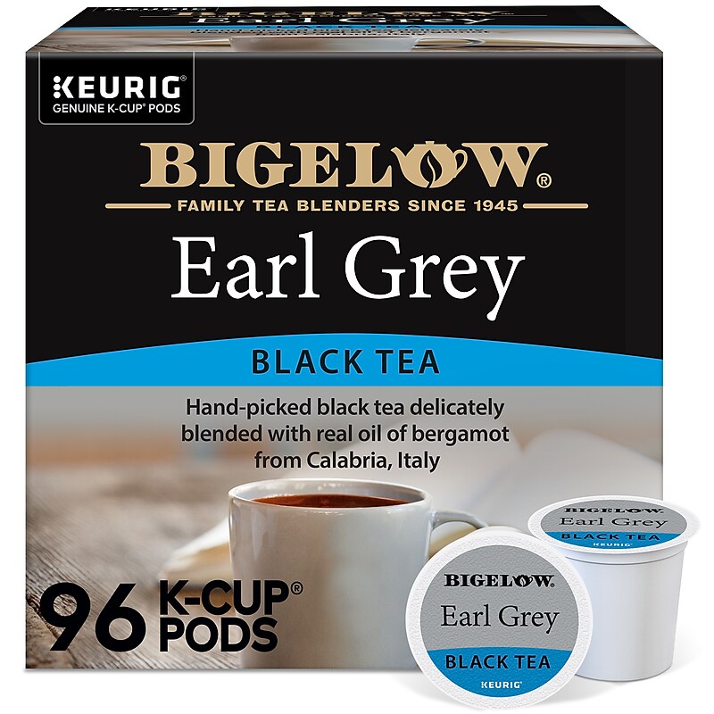 Bigelow Earl Grey Black Tea, Keurig® K-Cup® Pods, 96/Carton (6082CT) image 1