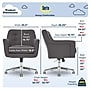 Serta Style Ashland Fabric Swivel Computer and Desk Chair, Graphite (47140B)~#|#~5FE17563-1C01-4576-B75A5CDDA0F1155F_sc7