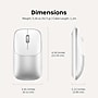 Satechi Slim LX Ambidextrous USB-A/C Mouse, Silver (ST-MULXS)~#|#~5FE7298F-C4D5-40AE-92A7B331E7BA5798_sc7