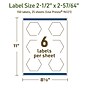 Avery Dissolvable Decorative Edge Multipurpose Labels, 2-1/2" x 2-57/64", Off-white, 150/Pack (94121)~#|#~5FEAD563-DACE-44B0-8765AEFC241254C2_sc7