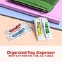 Staples "Sign Here" Message Flags, Assorted Colors, 120 Flags/Pack (ST62860)~#|#~5FEF6AC4-609A-4F50-B08C304F6B1ED50C_sc7