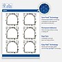 Avery Square Laser/Inkjet Multipurpose Labels, 3" x 3", White, 60/Pack (19479371009)~#|#~5FF107F2-6BBD-433C-8C13985EE00E1D05_sc7