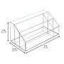 iDESIGN 5-Compartment Plastic Drawer Organizer, Clear, 2 Piece (29107M2)~#|#~5FF25264-E296-41A1-B1A6B8709F7DE597_sc7