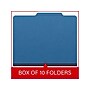 Medical Arts Press® File Folder, 1/3-Cut Tab, Letter Size, Pressboard, Royal Blue, 10/Box(DV-T42-26-3RBL)~#|#~5FF5F840-7C06-4EE7-A3A15E830F24FD35_sc7