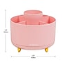 Mind Reader 5-Compartment Rotating Plastic Pen Holder, Pink (SPINPEN-PNK)~#|#~5FF6AC74-B25E-43A7-85C3BF45746232DC_sc7
