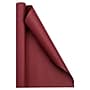 JAM Paper Short Mini Roll Wrapping Paper, 26.3 sq. ft., Burgundy Maroon, 2/Pack(277013522263a)~#|#~5FFA062F-FCD8-46A7-8594C9135F7EDD3E_sc7
