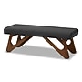 Baxton Studio Rika Fabric Bench, Dark Grey (158-9777-HiT)~#|#~5FFC7667-86D1-4F32-A48FFCB09A0E9509_sc7