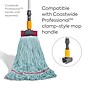 Coastwide Professional™ Looped-End Wet Mop Head, Large, Recycled PET, 5" Headband, Blue (CW57754)~#|#~6004D254-E455-4D03-BF543FC81CA48B4C_sc7