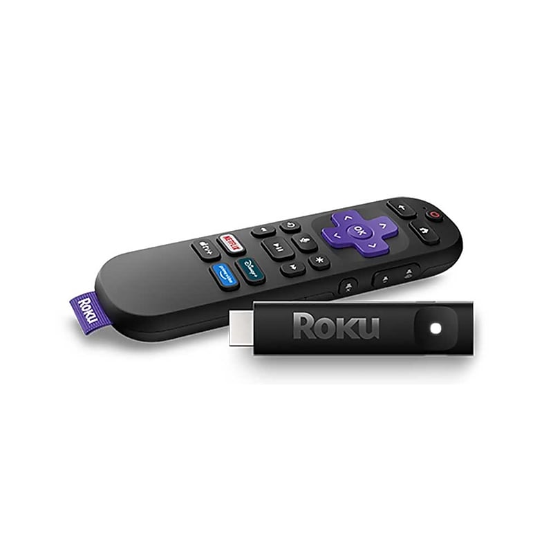 Roku 3840R Streaming Media Player Stick, Black image 1