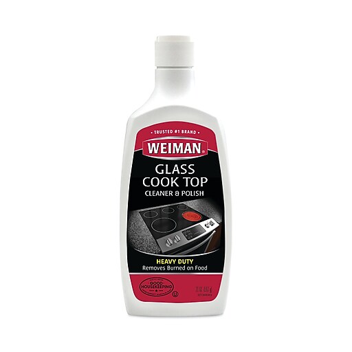 Weiman Glass Cook Top Cleaner and Polish, 20 oz, 6/Carton (WMN137