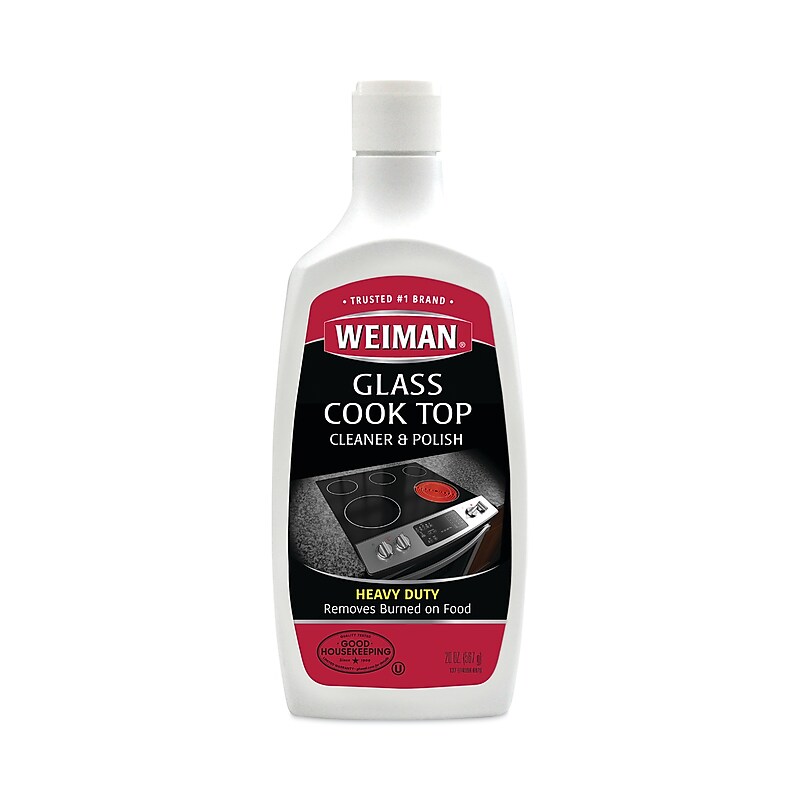Weiman Glass Cook Top Cleaner and Polish, 20 oz, 6/Carton (WMN137) image 1