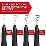 Sharpie S-Gel Retractable Gel Pens, 0.38 mm, Ultra Fine Point, Black Ink, Dozen (2140521)~#|#~600D11FD-1C7A-4520-B84E81C0AAD4002C_sc7
